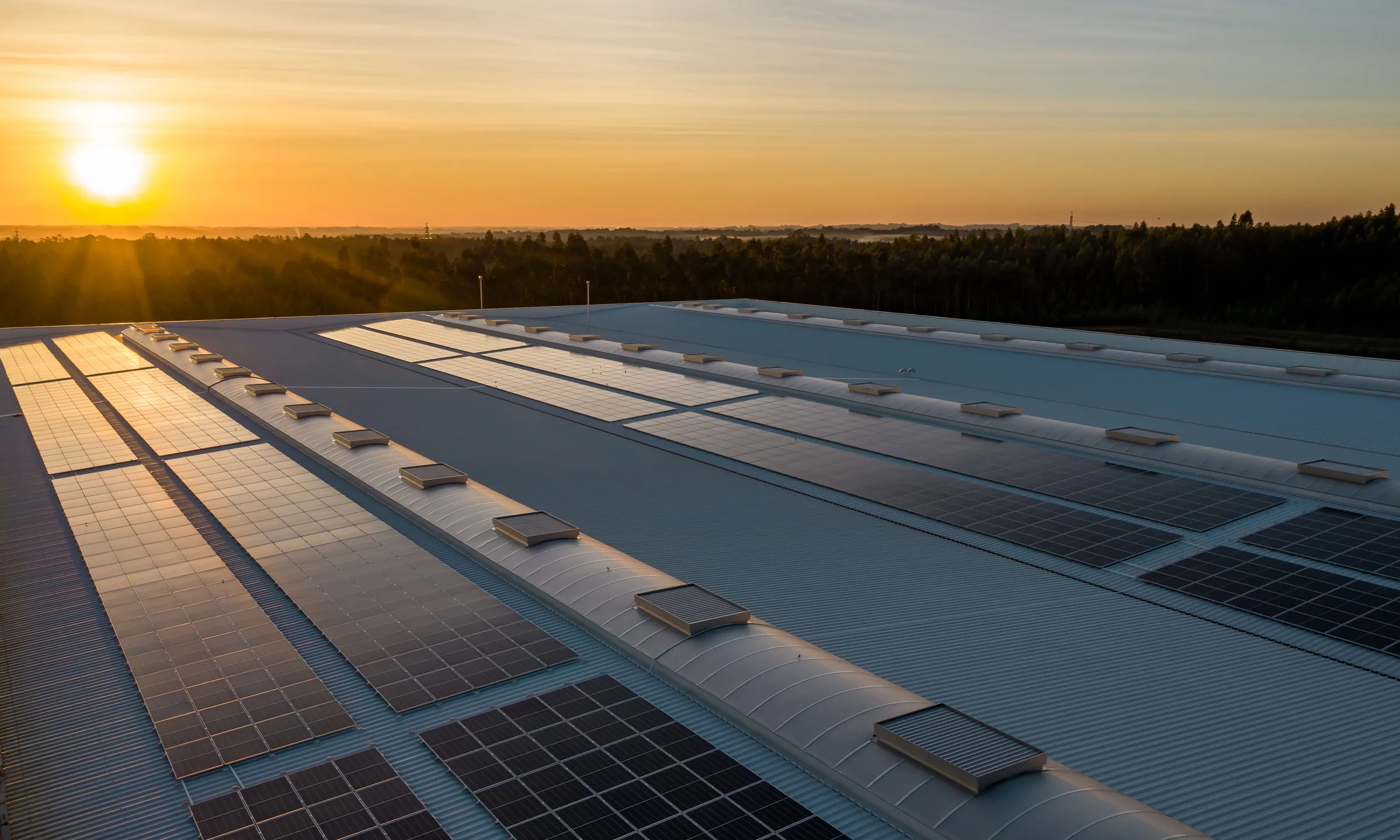 Solar installation on a commercial property